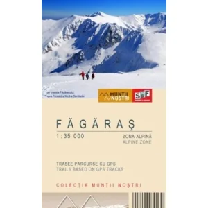MUN Hartă drumeție - Munții Făgăraș