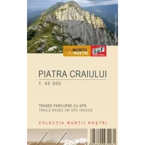 MUN Hartă drumeție - Munții Piatra Craiului