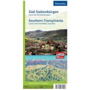 MUN Hartă Transilvania de Sud - Țara bisericilor fortificate