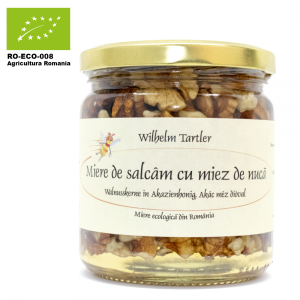 WIL Miere de salcâm cu miez de nucă 250g