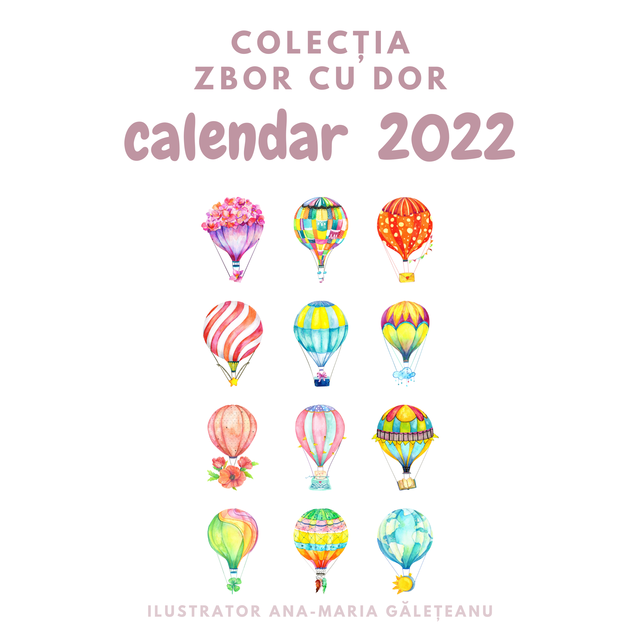 ANA Calendar balon cu aer cald - Inspiratio