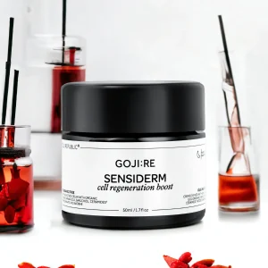 GOJ Cremă anti-aging de noapte cu goji – Ten sensibil, SENSIDERM 50ml - Image 4