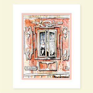 MOR Kronstadt Cats, Fine Art Print în passepartout, 20x25cm - imagine 9