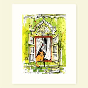 MOR Kronstadt Cats, Fine Art Print în passepartout, 20x25cm - imagine 15