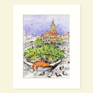 MOR Kronstadt Cats, Fine Art Print în passepartout, 20x25cm - imagine 13