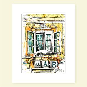 MOR Kronstadt Cats, Fine Art Print în passepartout, 20x25cm