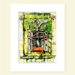 MOR Kronstadt Cats, Fine Art Print în passepartout, 20x25cm - imagine 22