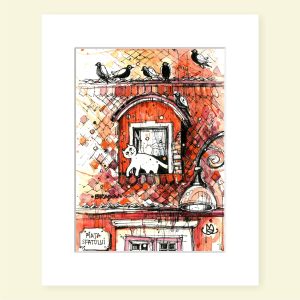 MOR Kronstadt Cats, Fine Art Print în passepartout, 20x25cm - imagine 20
